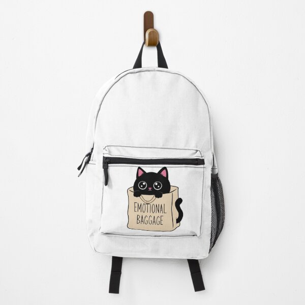 Item preview, Emotional baggage - cute black cat designed and sold by Randomnessy.