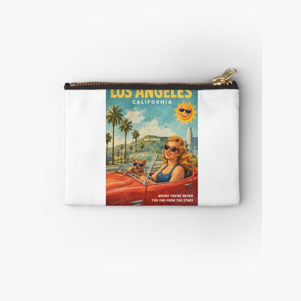 Item preview, Los Angeles Hollywood California Palm Trees Classic Convertible designed and sold by Aryabek.