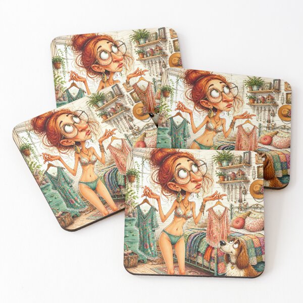 Item preview, Nothing to Wear Funny Woman designed and sold by Beyond The Canvas.