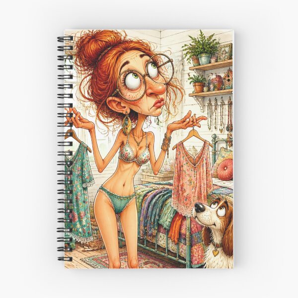 Item preview, Nothing to Wear Funny Woman designed and sold by Beyond The Canvas.