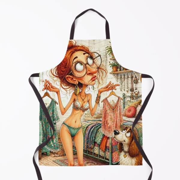 Item preview, Nothing to Wear Funny Woman designed and sold by Beyond The Canvas.