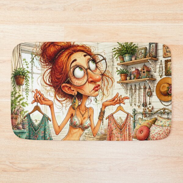 Item preview, Nothing to Wear Funny Woman designed and sold by Beyond The Canvas.