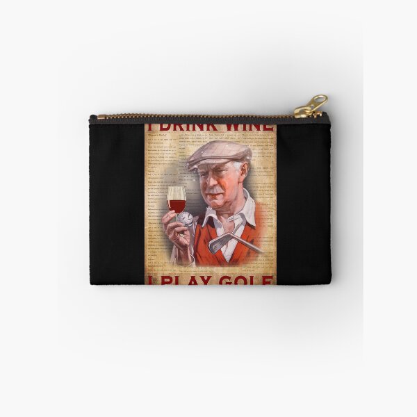 Item preview, That's What I Do I Drink Wine I Play Golf Funny Vintage Poster designed and sold by CanvasFuse.
