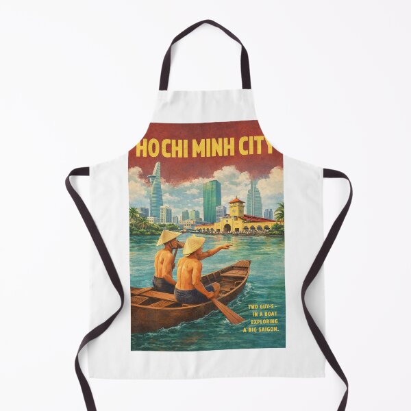 Item preview, Ho Chi Minh City Saigon Ben Thanh Market Vietnam Skyline designed and sold by Aryabek.