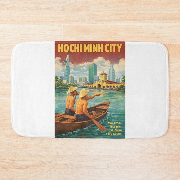 Item preview, Ho Chi Minh City Saigon Ben Thanh Market Vietnam Skyline designed and sold by Aryabek.