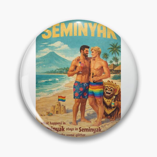 Item preview, Seminyak Gay Bali Indonesia Beach Resort Coastal Escape designed and sold by Aryabek.