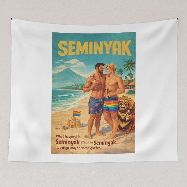 Item preview, Seminyak Gay Bali Indonesia Beach Resort Coastal Escape designed and sold by Aryabek.