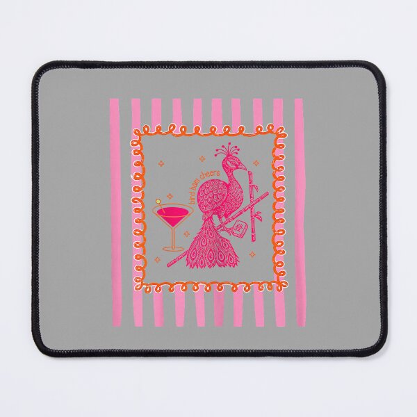 Item preview, Mahjong Bird Bam Cheers Preppy Shirt Mah Jong Player Wine designed and sold by ArleneRowe.