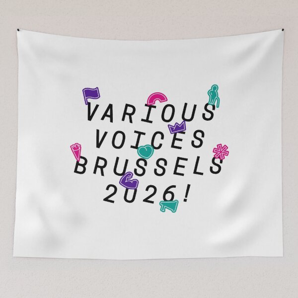 Item preview, various voices 2026 (logo) designed and sold by Tiagoxarao1112.