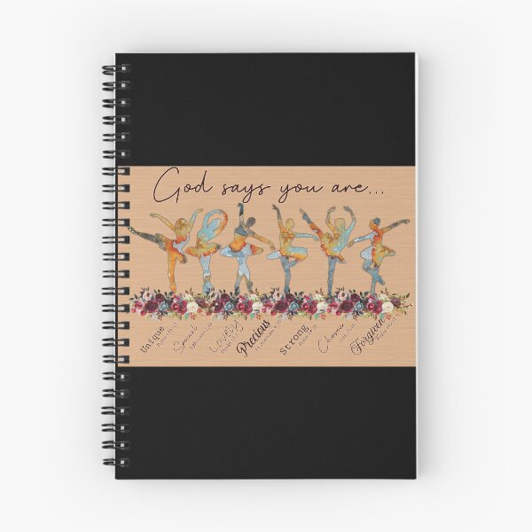 Item preview, God Says You Are Unique Special Precious Ballet Dancer Christian Poster designed and sold by CanvasFuse.