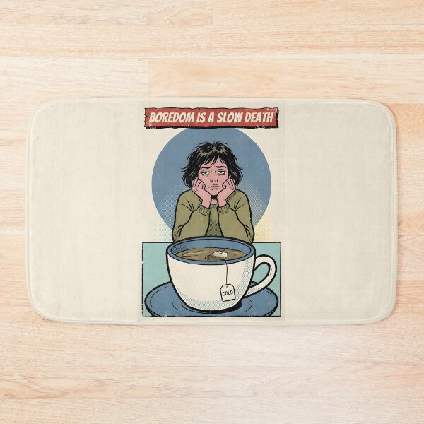 Item preview, Boredom Is A Slow Death Retro Pop Art Poster designed and sold by DuckOddity.