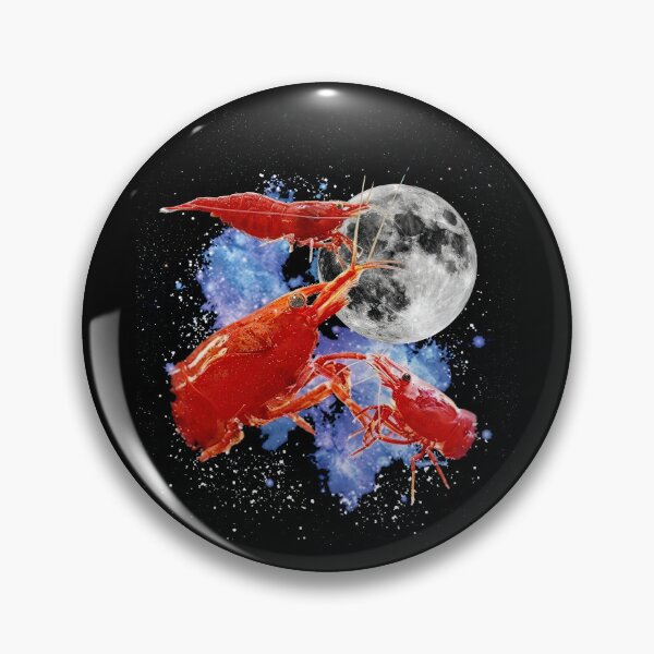 Item preview, Red Shrimp howling at the moon designed and sold by hargisnamocho.