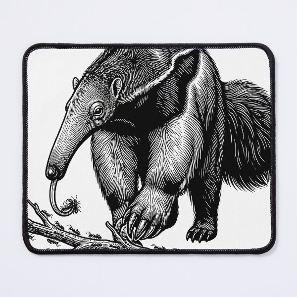 Item preview, Giant Anteater Vintage Engraving Wildlife Illustration designed and sold by Za-He-Arts.