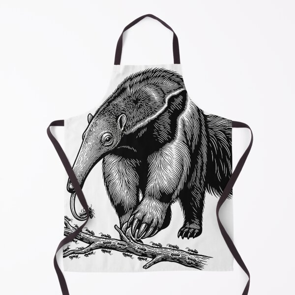 Item preview, Giant Anteater Vintage Engraving Wildlife Illustration designed and sold by Za-He-Arts.
