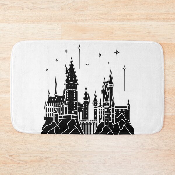 Item preview, Magic Wizarding Castle Under the Stars designed and sold by pixiedustpaint.