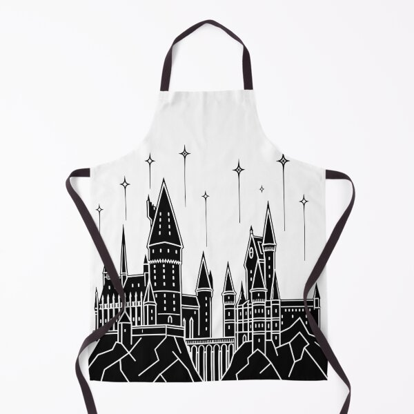Item preview, Magic Wizarding Castle Under the Stars designed and sold by pixiedustpaint.