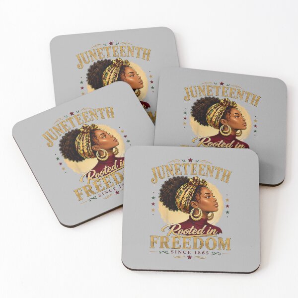Item preview, Juneteenth Rooted in Freedom Since 1865 Black Women Afro designed and sold by ArleneRowe.