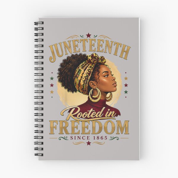 Item preview, Juneteenth Rooted in Freedom Since 1865 Black Women Afro designed and sold by ArleneRowe.