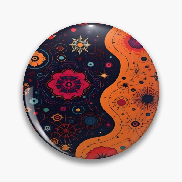 Item preview, An Abstract Fusion of Vibrant Floral Patterns A Multicolored Exploration of Cosmic Botanical Patterns with Contrasting Backgrounds that Captivates the Imagination designed and sold by Matt_Smith.