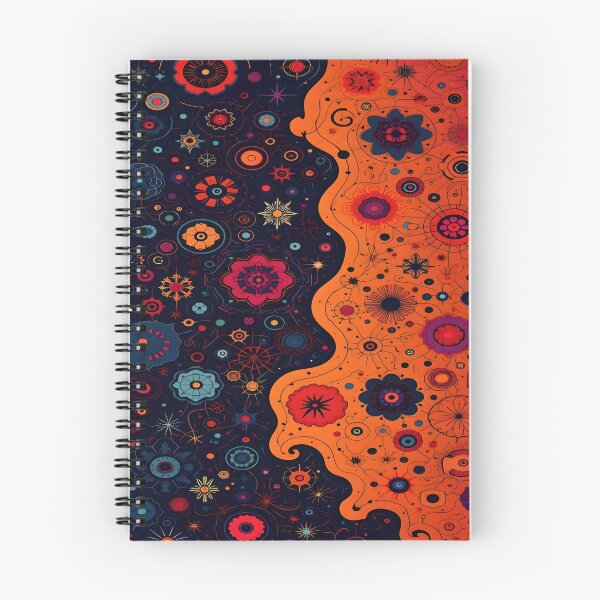 Item preview, An Abstract Fusion of Vibrant Floral Patterns A Multicolored Exploration of Cosmic Botanical Patterns with Contrasting Backgrounds that Captivates the Imagination designed and sold by Matt_Smith.