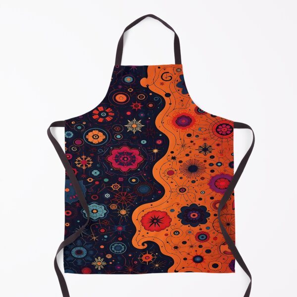 Item preview, An Abstract Fusion of Vibrant Floral Patterns A Multicolored Exploration of Cosmic Botanical Patterns with Contrasting Backgrounds that Captivates the Imagination designed and sold by Matt_Smith.