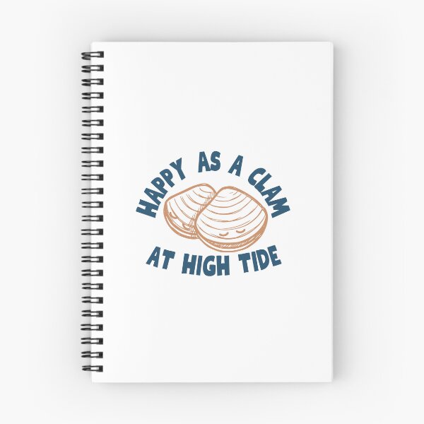 Item preview, Happy as a Clam at High Tide Funny Coastal Beach  designed and sold by HYPNK.