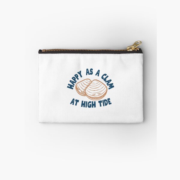 Item preview, Happy as a Clam at High Tide Funny Coastal Beach  designed and sold by HYPNK.