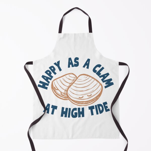 Item preview, Happy as a Clam at High Tide Funny Coastal Beach designed and sold by HYPNK.