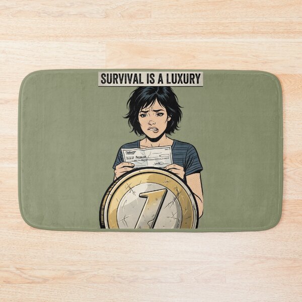 Item preview, Survival Is A Luxury Cynical Comic Poster designed and sold by DuckOddity.