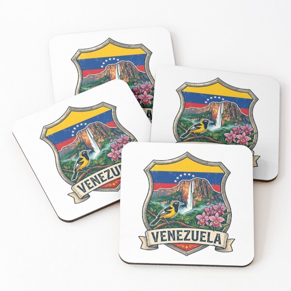 Item preview, Venezuela | Vintage Illustration of National Monuments and Symbols designed and sold by StudioBase.