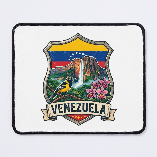 Item preview, Venezuela | Vintage Illustration of National Monuments and Symbols designed and sold by StudioBase.
