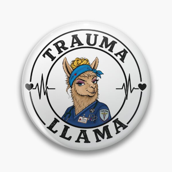 Item preview, Trauma llama designed and sold by CraftyGlamazon.