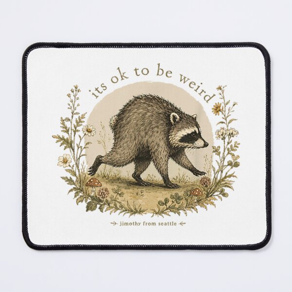 Item preview, Jimothy It's OK To Be Weird Cottagecore designed and sold by Umbelasyn.