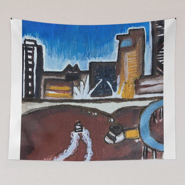 Item preview, Brisbane River - A Cityscape designed and sold by Annalee Beer.