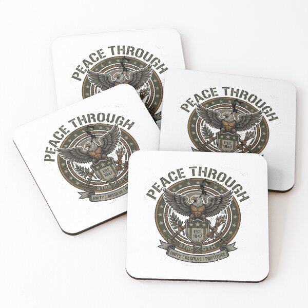 Item preview, War Is Inevitable Grunge Military Eagle Art designed and sold by rich-moda.