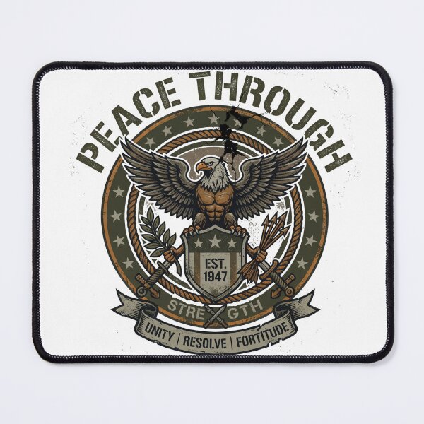 Item preview, War Is Inevitable Grunge Military Eagle Art designed and sold by rich-moda.