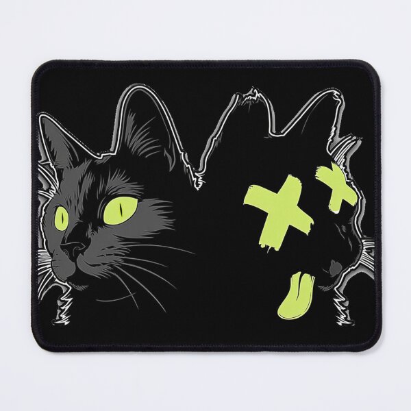 Item preview, Schrödinger's Cat – Quantum Superposition Black Cat Design designed and sold by Wildm3n8.