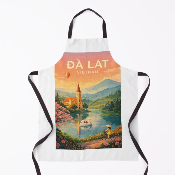 Item preview, a Lat Lam Dong Vietnam Xuan Huong Lake Highland Landscape designed and sold by Aryabek.
