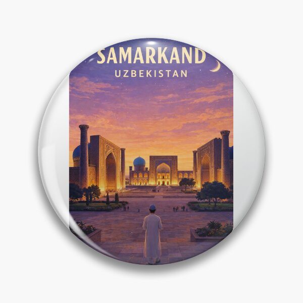 Item preview, Samarkand Registan Uzbekistan Silk Road Architectural Landmark designed and sold by Aryabek.