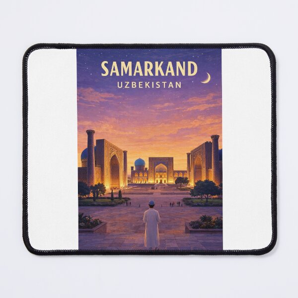 Item preview, Samarkand Registan Uzbekistan Silk Road Architectural Landmark designed and sold by Aryabek.