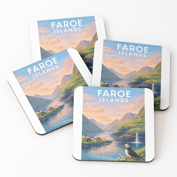 Item preview, Faroe Islands North Atlantic Føroyar Scenic Nordic Coast designed and sold by Aryabek.
