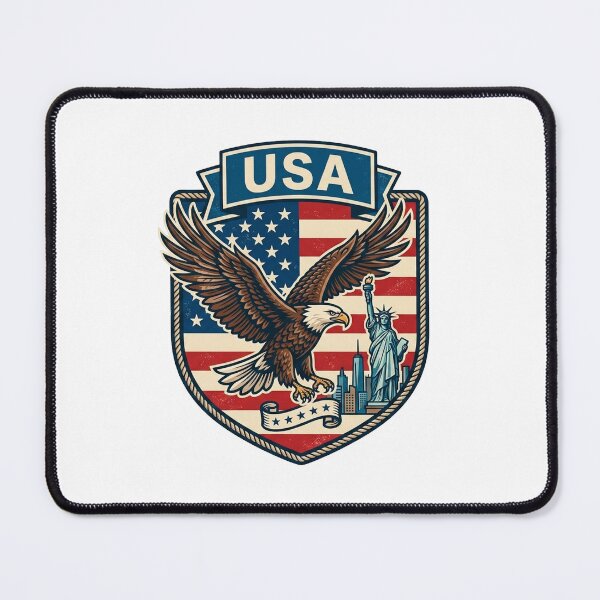 Item preview, United States | Vintage Illustration of National Monuments and Symbols designed and sold by StudioBase.