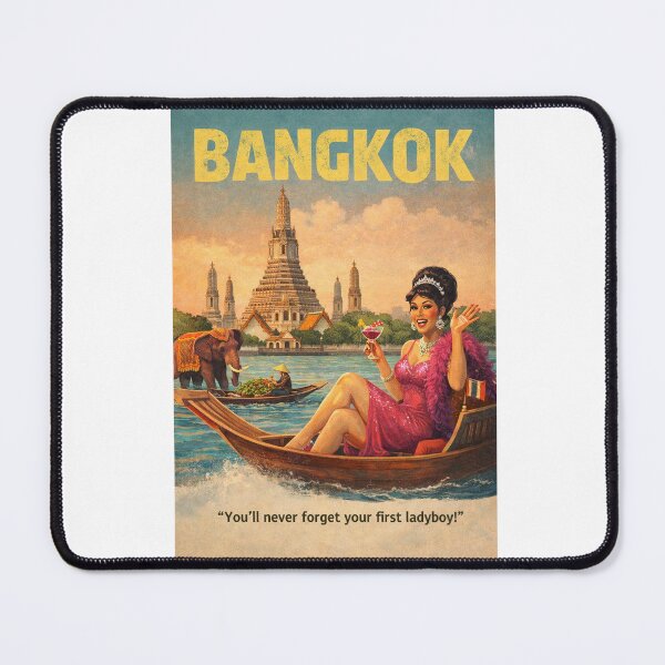 Item preview, Bangkok Wat Arun Chao Phraya River Thailand Travel Landmark designed and sold by Aryabek.