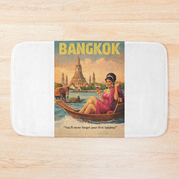 Item preview, Bangkok Wat Arun Chao Phraya River Thailand Travel Landmark designed and sold by Aryabek.
