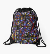 Neutron Rods Abstract from Valxart.com Drawstring Bag