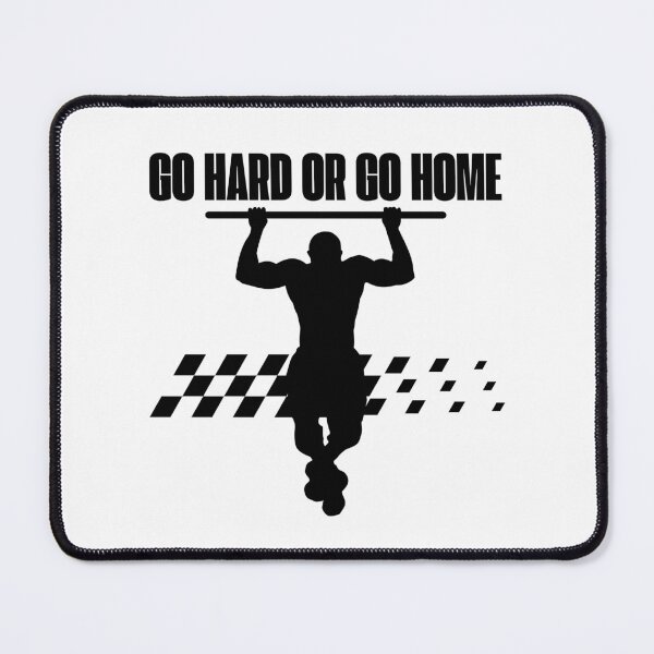 Item preview, Go Hard or Go Home Pull Up Bar Fitness Workout Gym Motivation designed and sold by HYPNK.