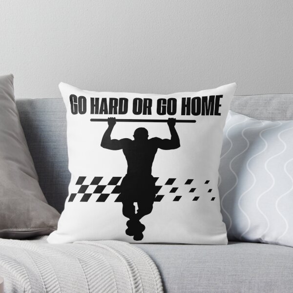 Item preview, Go Hard or Go Home Pull Up Bar Fitness Workout Gym Motivation designed and sold by HYPNK.