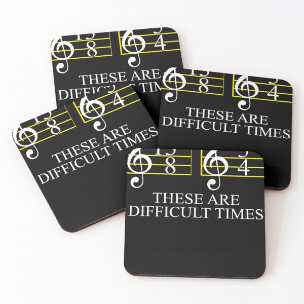 Item preview, Music These Are Difficult Times designed and sold by ArcanaGlowCraft.