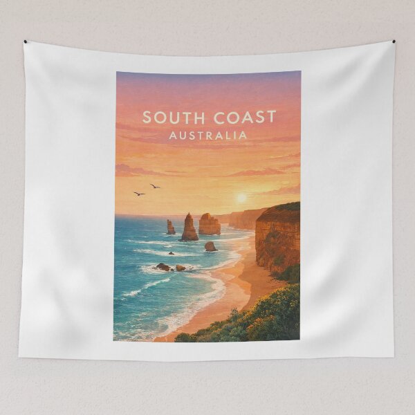 Item preview, South Coast Twelve Apostles Great Ocean Road Victoria Australia designed and sold by Aryabek.