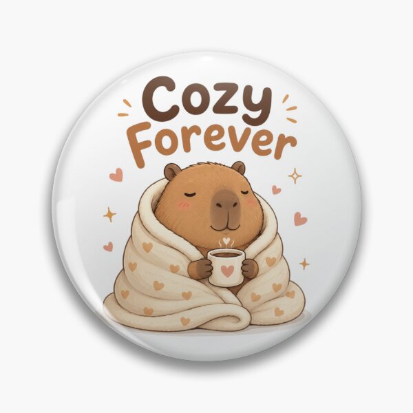 Item preview, Cozy Forever Capybara Under Blanket Cute Kawaii Comfort Animal Sticker | Cozy Aesthetic Gift designed and sold by Sanika arts .